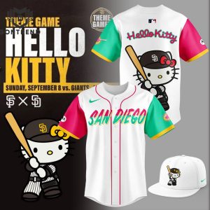 San Diego Padres x Hello Kitty 2024 Baseball Jersey