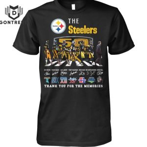 The Pittsburgh Steelers 50 Anniversary Super Bowl Signature Thank You For The Memories Unisex T-Shirt