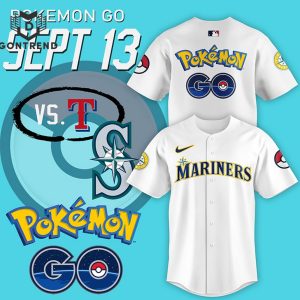 Seattle Mariners 2024 Pokemon GO Night Baseball Jersey