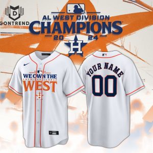 Personalized Houston Astros 2024 We Own The West Limited Baseball Jersey – White