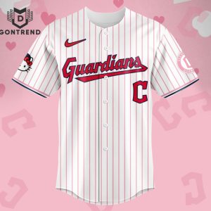 Cleveland Guardians x Hello Kitty Baseball Jersey – White