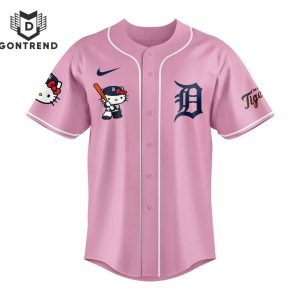 Detroit Tigers x Hello Kitty 2024 50th Baseball Jersey