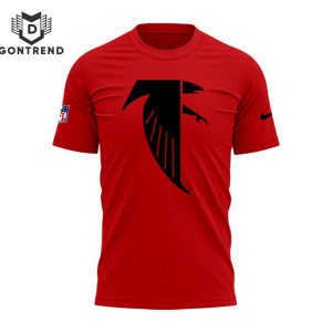 2024 Atlanta Falcons Design Red 3D T-Shirt