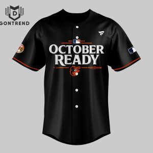 October Ready 2024 Postseason Baltimore Orioles Baseball Jersey – Black