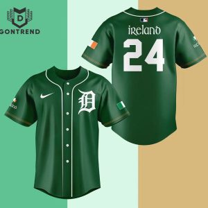 Detroit Tigers 2024 Irish Heritage Baseball Jersey