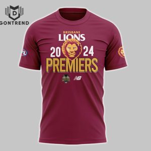 Brisbane Lions AFL 2024 Champions 3D T-Shirt