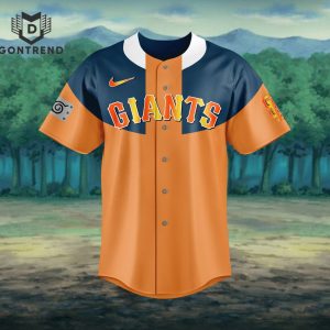 San Francisco Giants X Naruto Shippuden Baseball Jersey – Orange