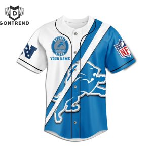 Personalized Detroit Lions One Pride Baseball Jersey