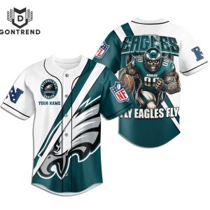 Personalized Philadelphia Eagles – Fly Eagles Fly Baseball Jersey