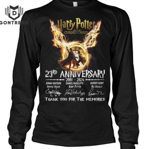 Harry Potter And The Cursed Child 23rd Anniversary 2001-2024 Signature Thank You For The Memories Unisex T-Shirt