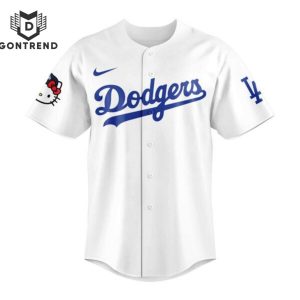 Los Angeles Dodgers Hello Kitty 2024 Baseball Jersey – White