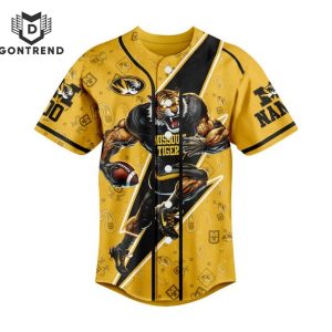 Personalized Missouri Tigers I Am A Die Hard Baseball Jersey