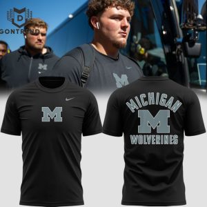 2024 Michigan Wolverines 3D T-Shirt – Black