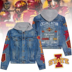 Iowa State Cyclones Nation Hooded Denim Jacket