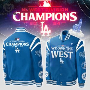 Los Angeles Dodgers NL 2024 West Division Champions Baseball Jacket