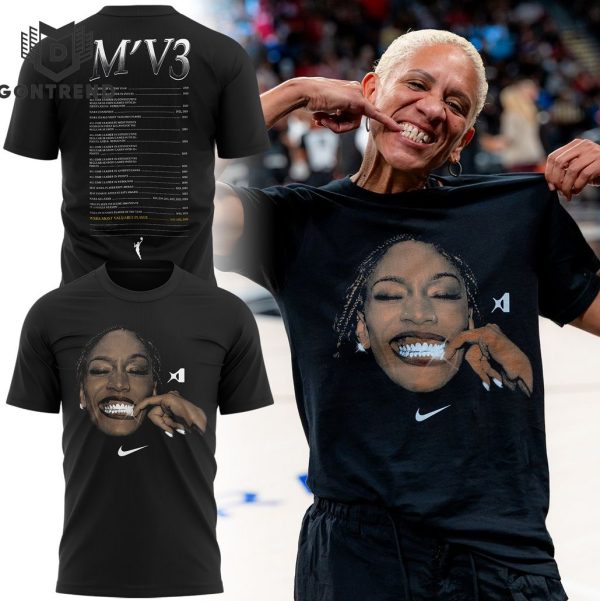 Aja Wilson 2024 MV3 Las Vegas Aces 3D T-Shirt