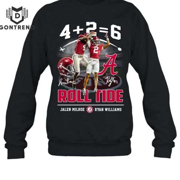 Alabama Crimson Tide Jalen Milroe x Ryan Williams Signature Roll Tide T-Shirt