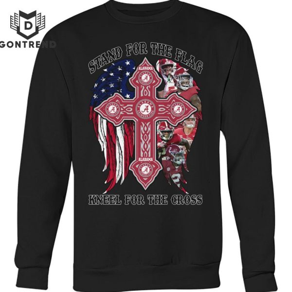 Alabama Crimson Tide – Stand For The Flag Kneel For The Cross Unisex T-Shirt