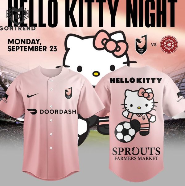 Angel City FC x Hello Kitty Night Baseball Jersey