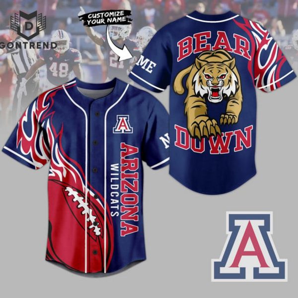 Arizona Wildcats Bear Down Baseball Jersey