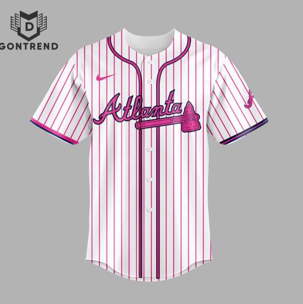 Atlanta Braves x Barbie Night Game Thursday Sep 26 Baseball Jersey