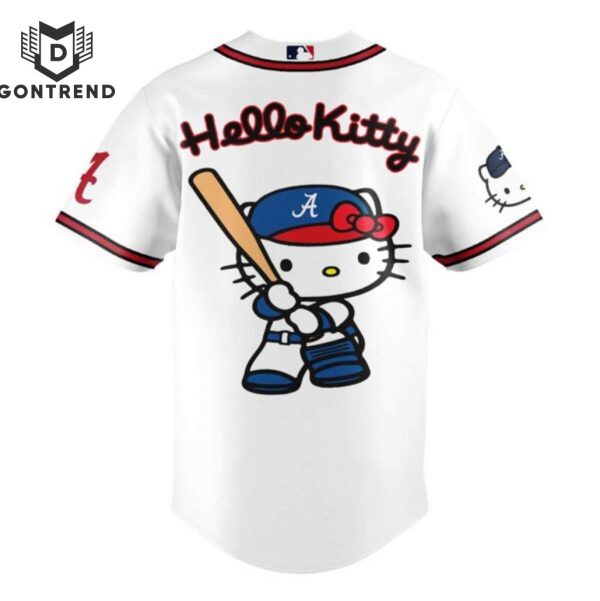 Atlanta Braves x Hello Kitty 2024 Baseball Jersey – White