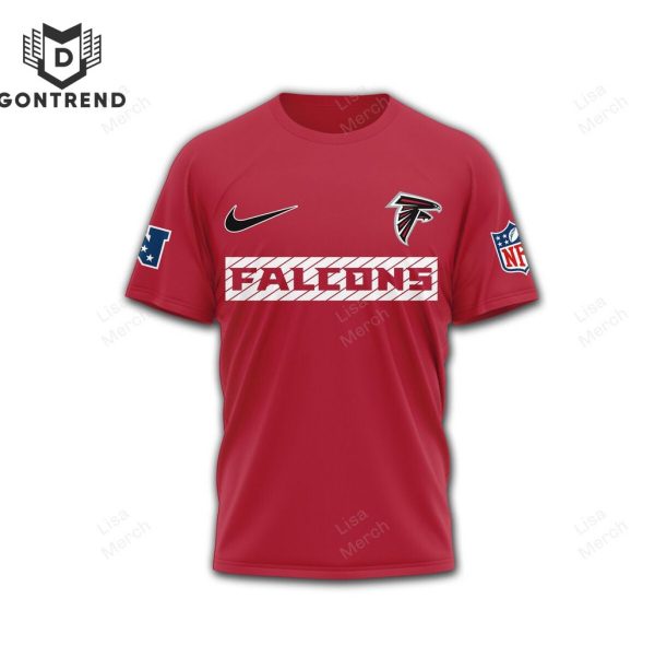 Atlanta Falcons Rise Up Falcons Est 1966 3D T-Shirt – Red