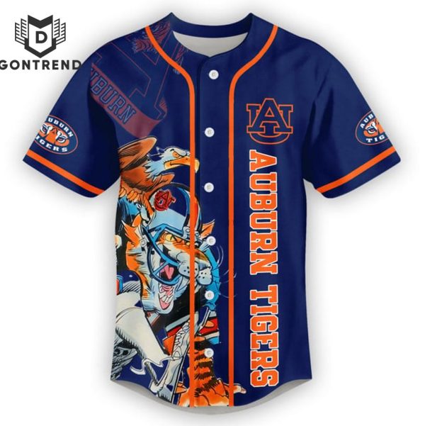 Auburn Tigers Family All In Baseball Jersey