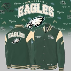 2024 Philadelphia Eagles Logo Baseball Jacket