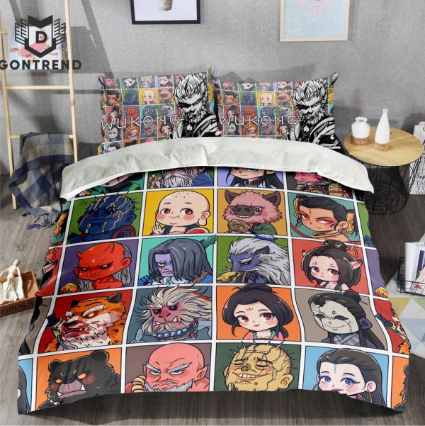 Black Myth Wukong Design Bedding Set