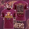 Brisbane Lions AFL 2024 Champions – 2024 Premiers 3D T-Shirt