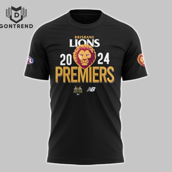 Brisbane Lions AFL 2024 Champions – 2024 Premiers 3D T-Shirt