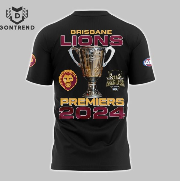 Brisbane Lions AFL 2024 Champions – 2024 Premiers 3D T-Shirt