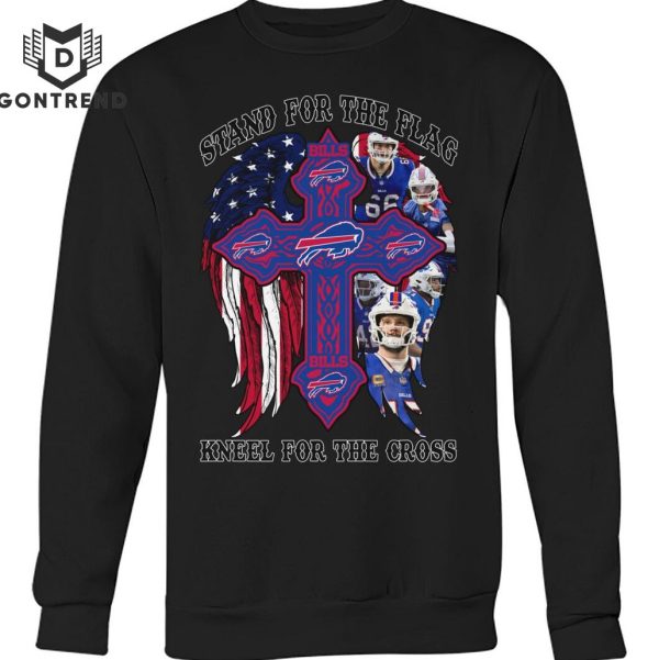 Buffalo Bills Stand For The Flag Kneel For The Cross Unisex T-Shirt