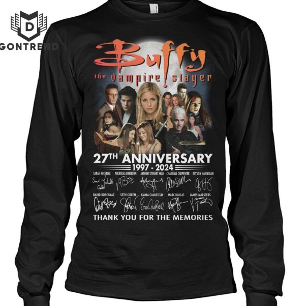 Buffy The Vampire Slayer 27th Anniversary Signature Thank You For The Memories Unisex T-Shirt