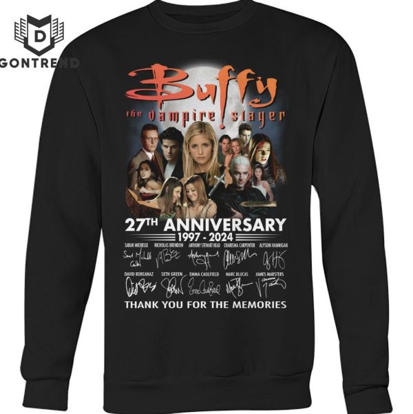 Buffy The Vampire Slayer 27th Anniversary Signature Thank You For The Memories Unisex T-Shirt