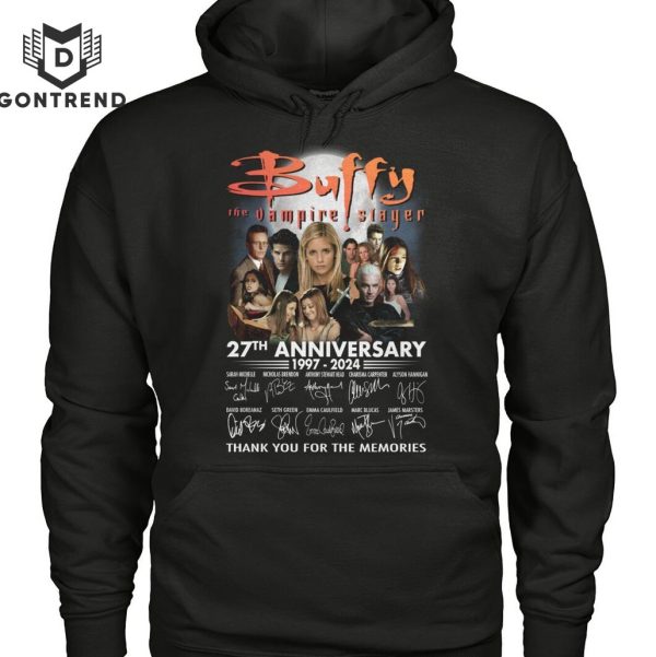 Buffy The Vampire Slayer 27th Anniversary Signature Thank You For The Memories Unisex T-Shirt