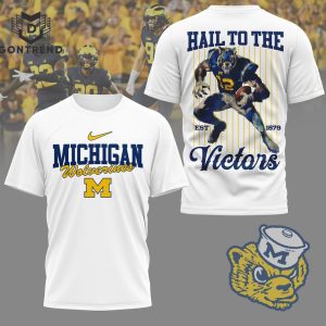 Michigan Wolverines Hail To The Victors 3D T-Shirt