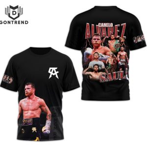 Canelo Alvarez Saul Design 3D T-Shirt