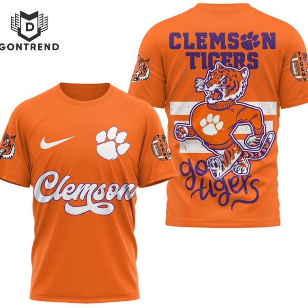 Clemson Tigers Go Tigers 3D T-Shirt