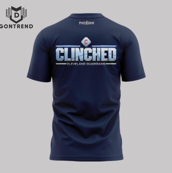 Cleveland Guardians October Ready Postseason 2024 Clinched 3D T-Shirt