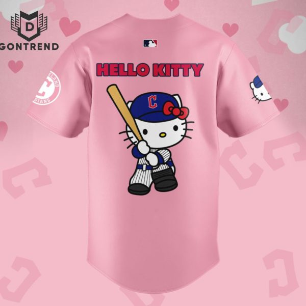 Cleveland Guardians x Hello Kitty Baseball Jersey