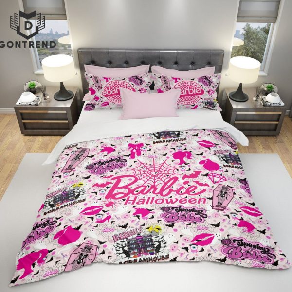 Barbie Halloween Let Go Party Bedding Set