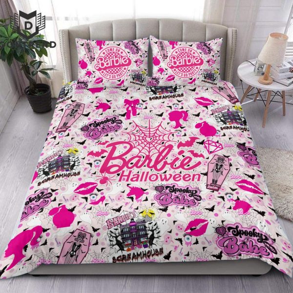 Barbie Halloween Let Go Party Bedding Set