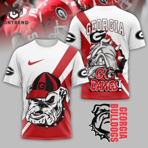 Georgia Bulldogs Football Go Dawgs 3D T-Shirt