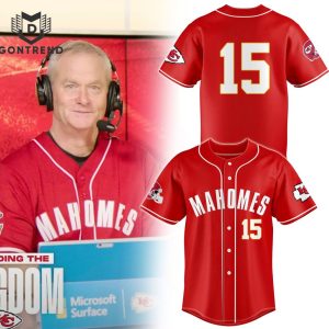 2024 Kansas City Chief Coach Mahomes Baseball Jersey