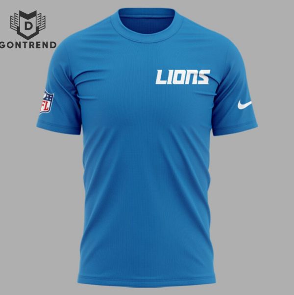 Detroit Lions 2024 Design 3D T-Shirt – Blue