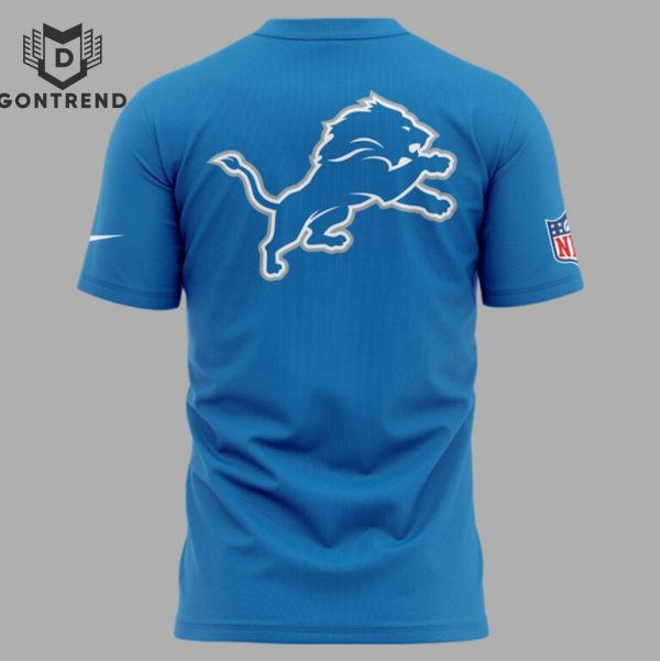 Detroit Lions 2024 Design 3D T-Shirt – Blue