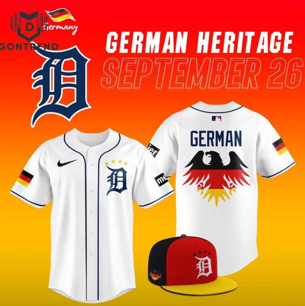 Detroit Tigers 2024 German Heritage Baseball Jersey