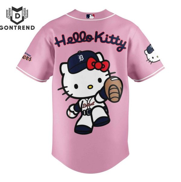 Detroit Tigers x Hello Kitty 2024 50th Baseball Jersey